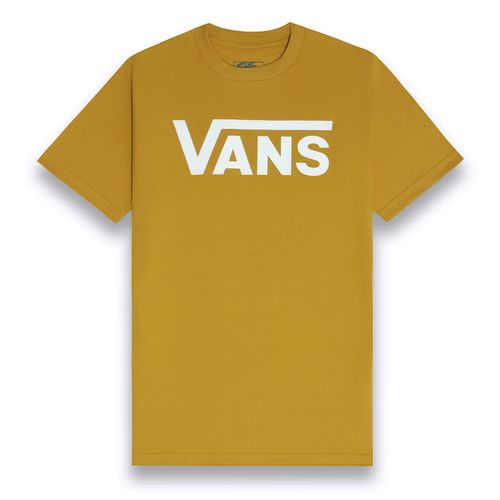 Camiseta Infantil Vans Classic Logo Salt Wash Harvest Gold AMARELO-V4700600620007- -1-